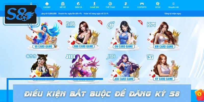 Những điều kiện bắt buộc để đăng ký S8 hợp lệ